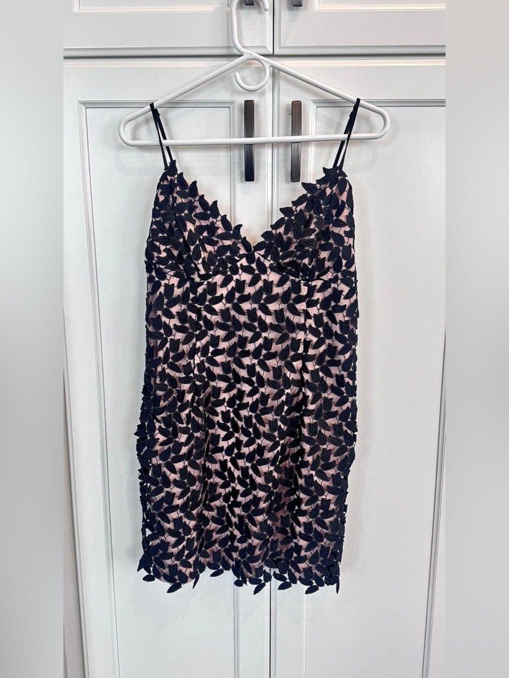 NWOT Bardot Flora Lace Dress Floral Mini Dress Black Dress - Size 10